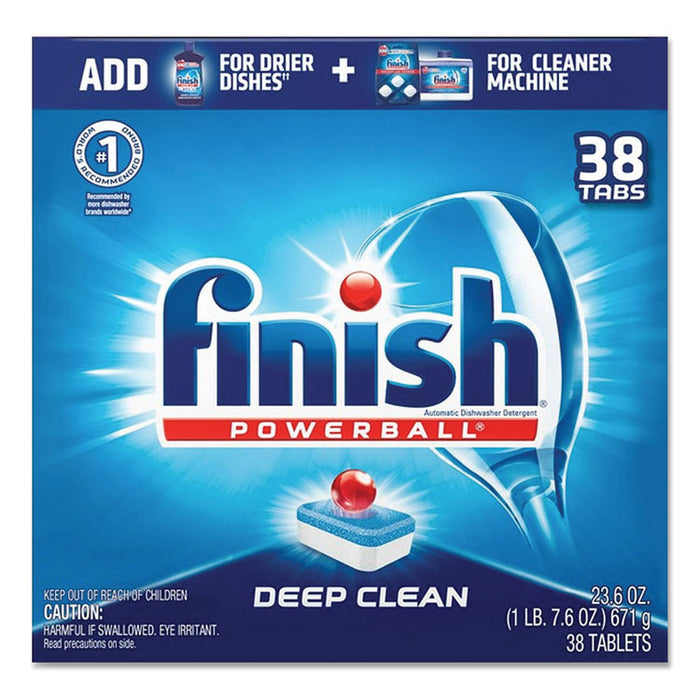 Powerball Dishwasher Tabs, Fresh Scent, 38/Box