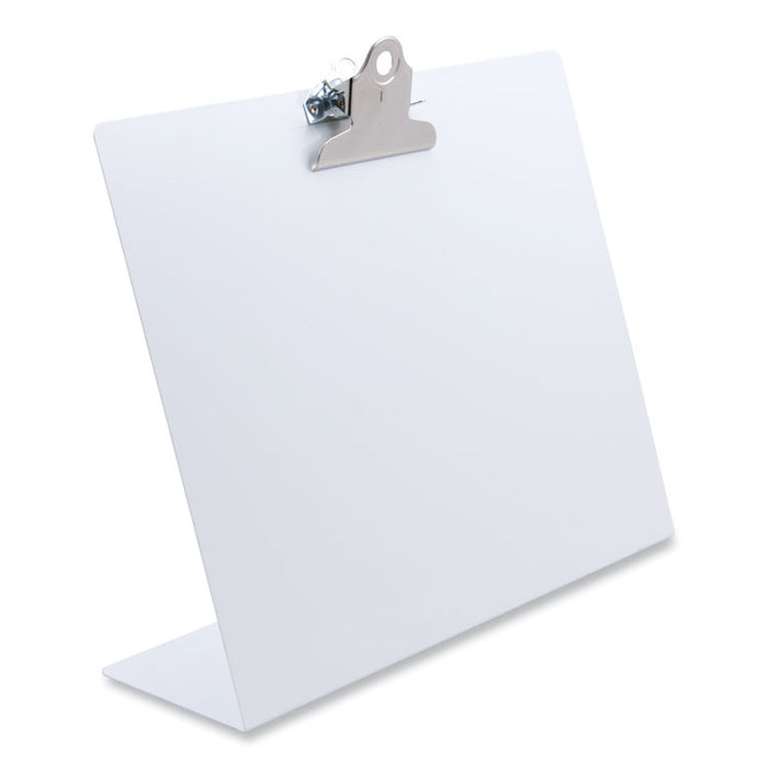 Free Standing Clipboard, Landscape, 1" Clip Capacity, 11 x 8.5 Sheets, White