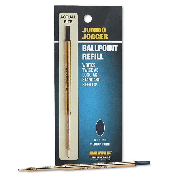 Refill for MMF Industries Jumbo Jogger Pens, Fine Point, Blue Ink