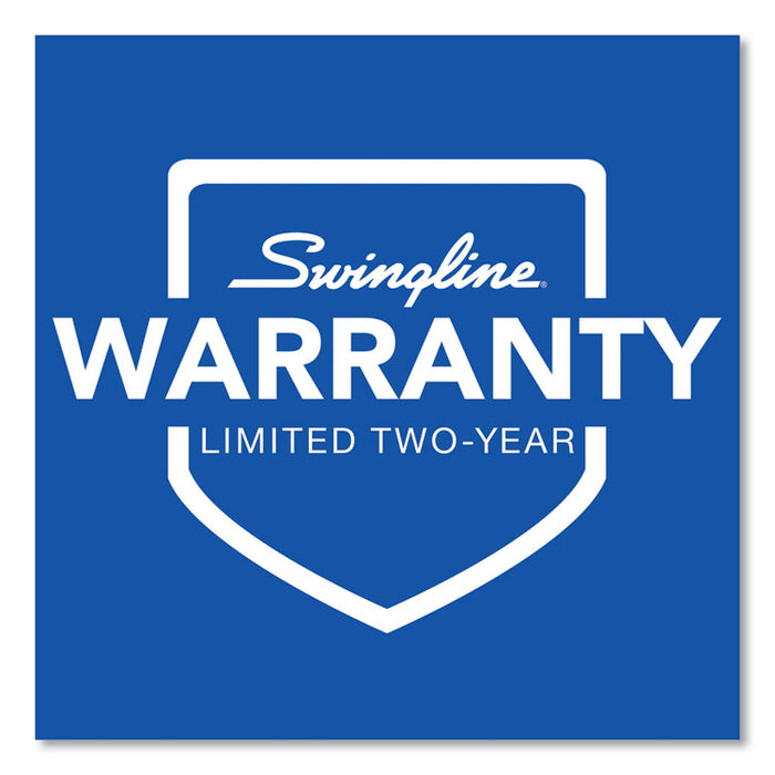 28-Sheet Commercial Electric Three-Hole Punch, 9/32" Holes, Black/Silver