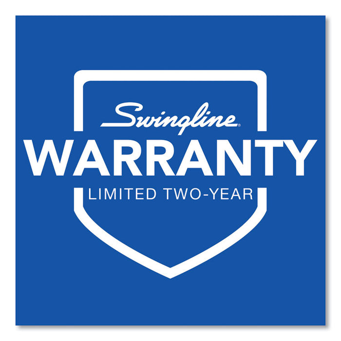 28-Sheet Commercial Electric Two-Hole Punch, Fixed 9/32" Holes, Black/Silver