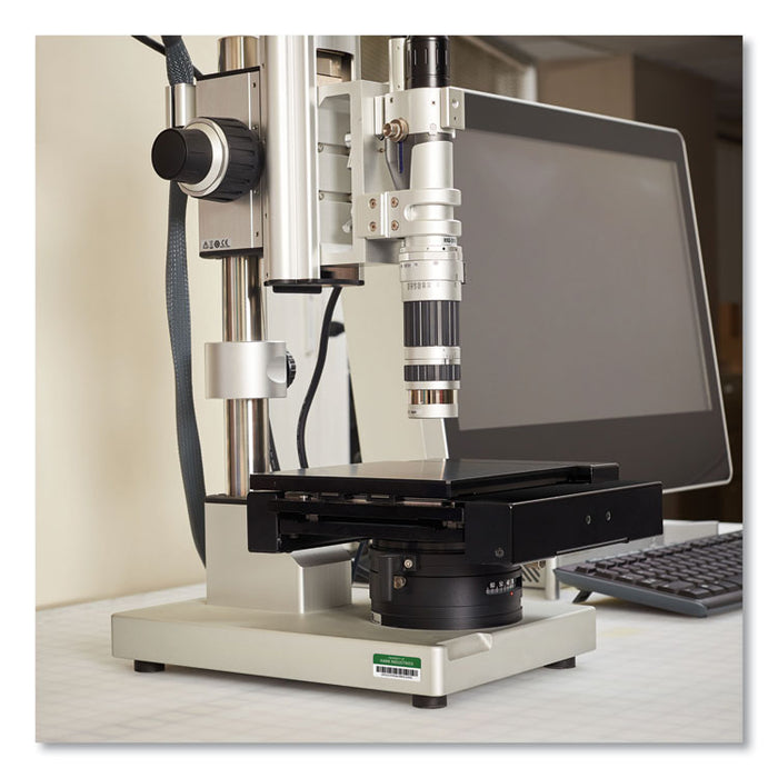 PermaTrack Tamper-Evident Asset Tag Labels, Laser Printers, 0.5 x 1, White, 84/Sheet, 8 Sheets/Pack