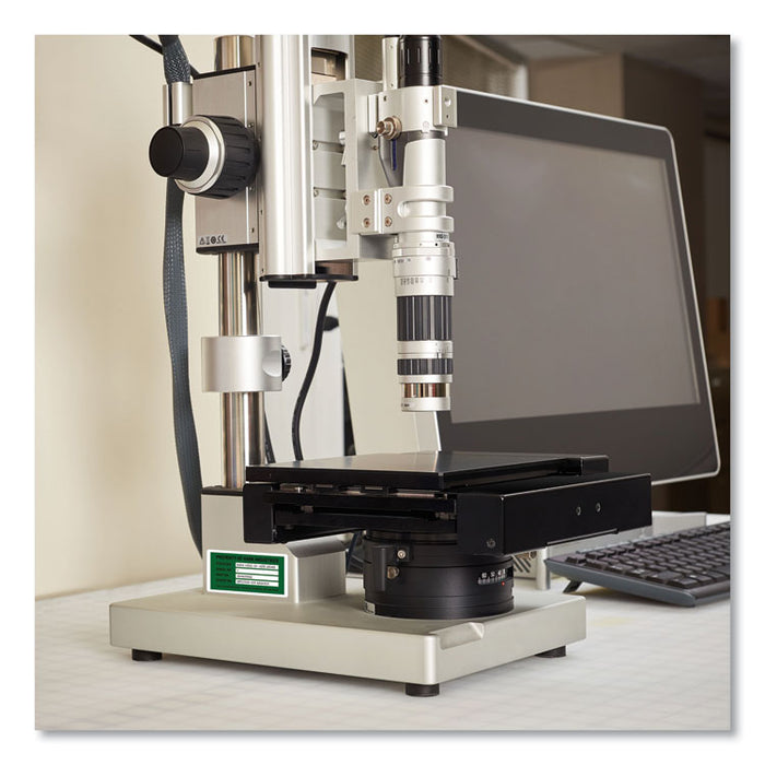 PermaTrack Tamper-Evident Asset Tag Labels, Laser Printers, 2 x 3.75, White, 8/Sheet, 8 Sheets/Pack