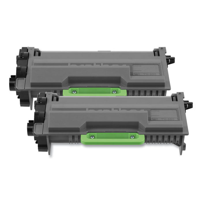 TN8502PK High-Yield Toner, 8,000 Page-Yield, Black, 2/Pack
