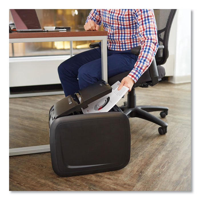 Stack-and-Shred 80X Auto Feed Cross-Cut Shredder, 80 Auto/6 Manual Sheet Capacity