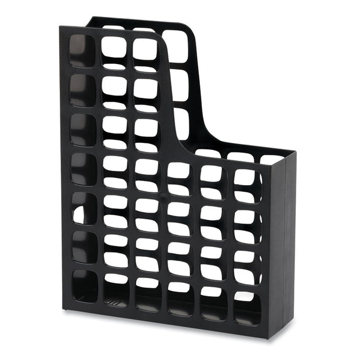 Plastic Magazine File, 3 x 9 1/2 x 12 1/2, Black