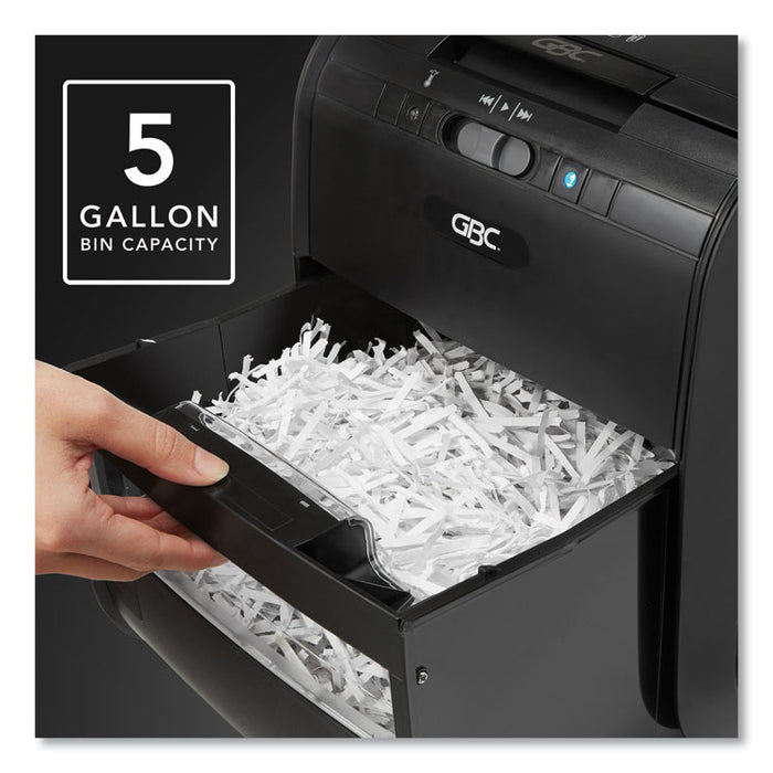 Stack-and-Shred 80X Auto Feed Cross-Cut Shredder, 80 Auto/6 Manual Sheet Capacity
