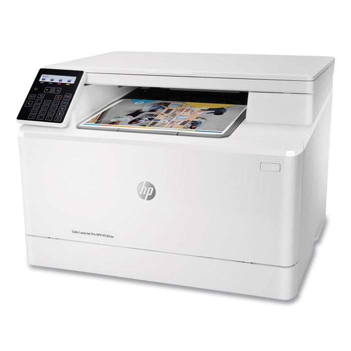 Color LaserJet Pro MFP M182nw Wireless Multifunction Laser Printer, Copy/Print/Scan