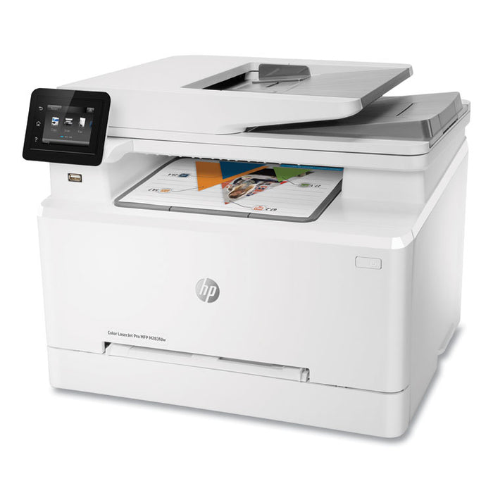 Color LaserJet Pro MFP M283fdw Wireless Multifunction Laser Printer, Copy/Fax/Print/Scan