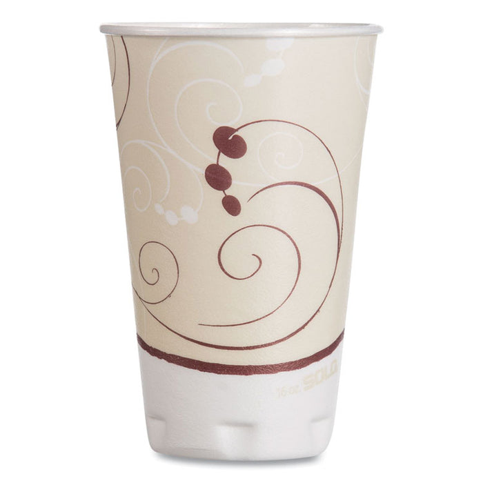 Symphony Design Trophy Foam Hot/Cold Drink Cups, 16 oz, 50/Pack, 15 Packs/Carton