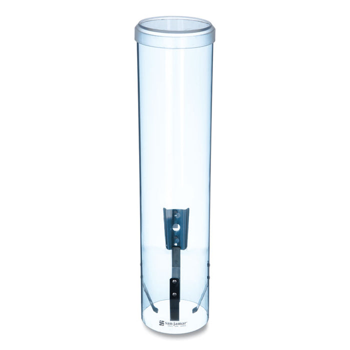 Large Pull-Type Water Cup Dispenser, Translucent Blue