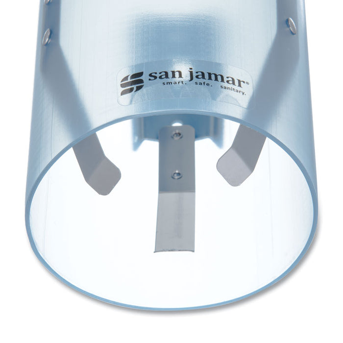 Adjustable Frosted Water Cup Dispenser, For 4 oz to 10 oz Cups, Blue