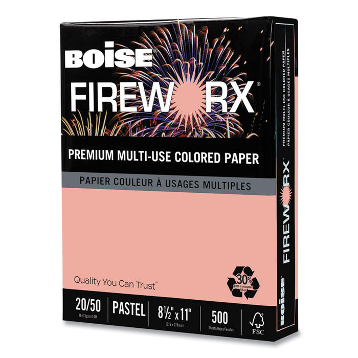 FIREWORX Premium Multi-Use Paper, 20lb, 8.5 x 11, Jammin' Salmon, 500/Ream