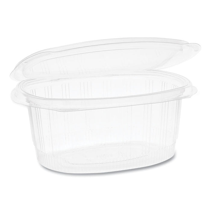 EarthChoice Recycled PET Hinged Container, 32 oz, 7.31 x 5.88 x 3.25, Clear, Plastic, 280/Carton