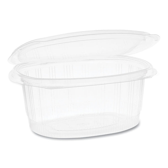EarthChoice Recycled PET Hinged Container, 32 oz, 7.31 x 5.88 x 3.25, Clear, Plastic, 280/Carton