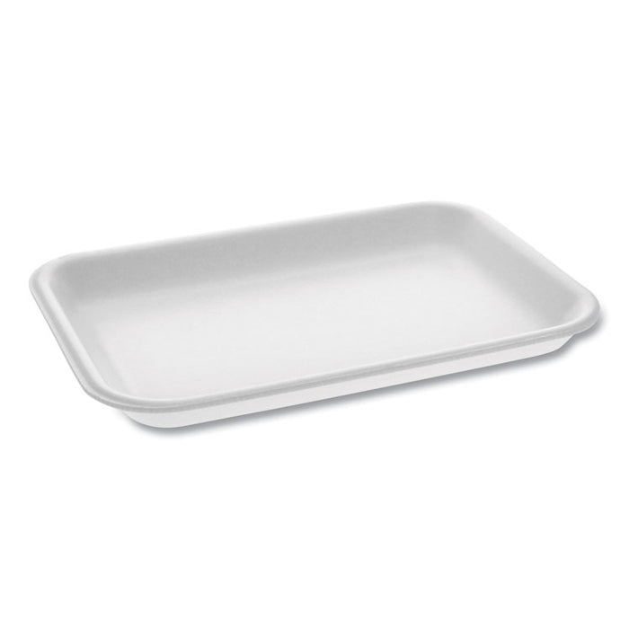 Supermarket Tray, #2, 8.2 x 5.7 x 0.91, White, Foam ,500/Carton