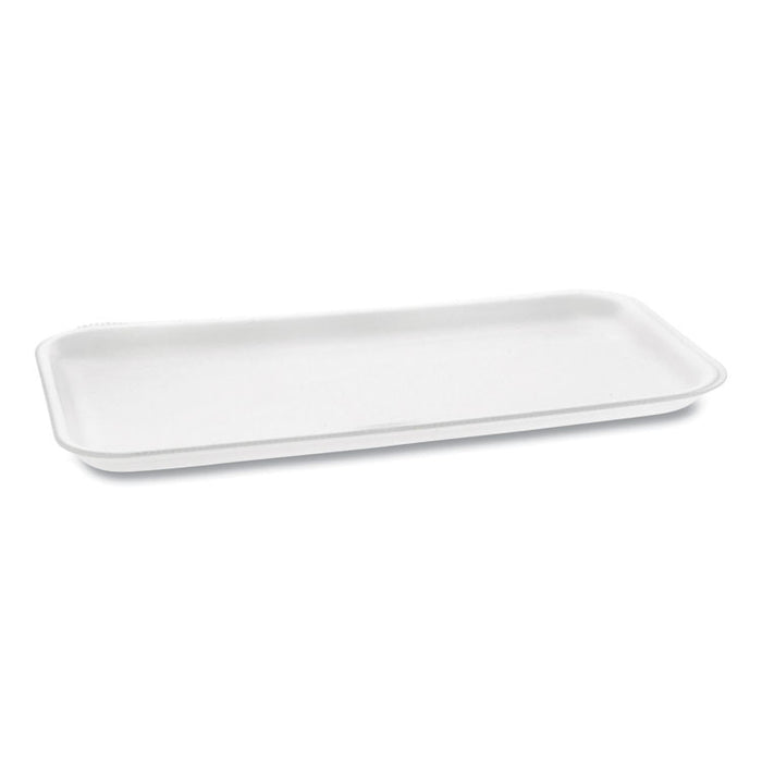 Supermarket Tray, #10S, 10.75 x 5.7 x 0.65, White, 500/Carton