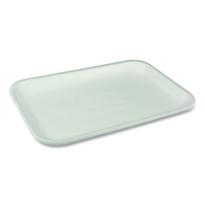 Supermarket Tray, #2S, 8.2 x 5.7 x 0.65, White, Foam, 500/Carton