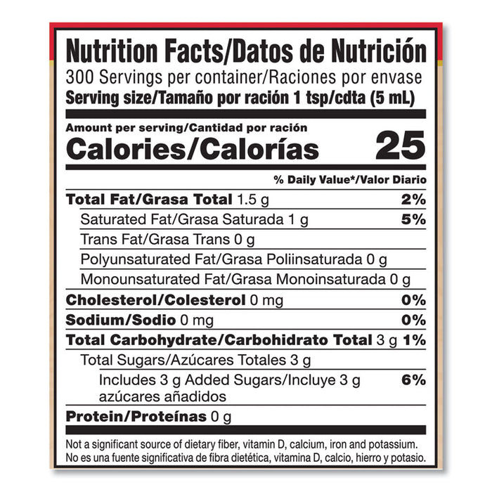 Liquid Coffee Creamer, Sweetened Original, 1500mL Pump Dispenser