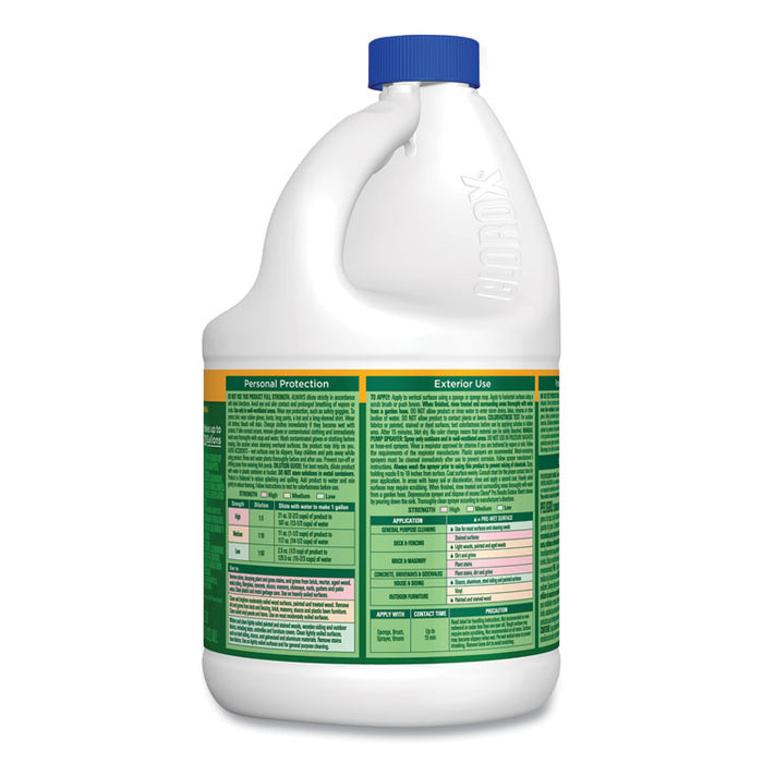 Outdoor Bleach, 81 oz Bottle, 6/Carton