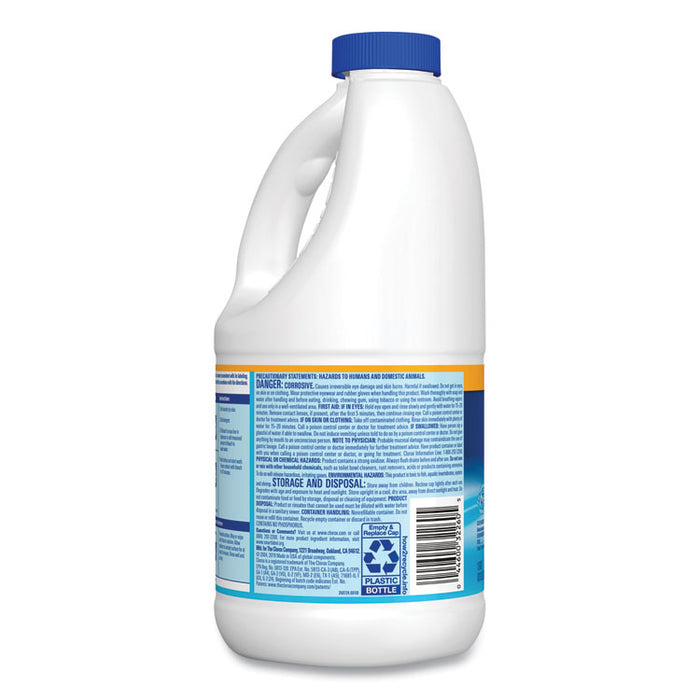 Regular Bleach with CloroMax Technology, 43 oz Bottle, 6/Carton