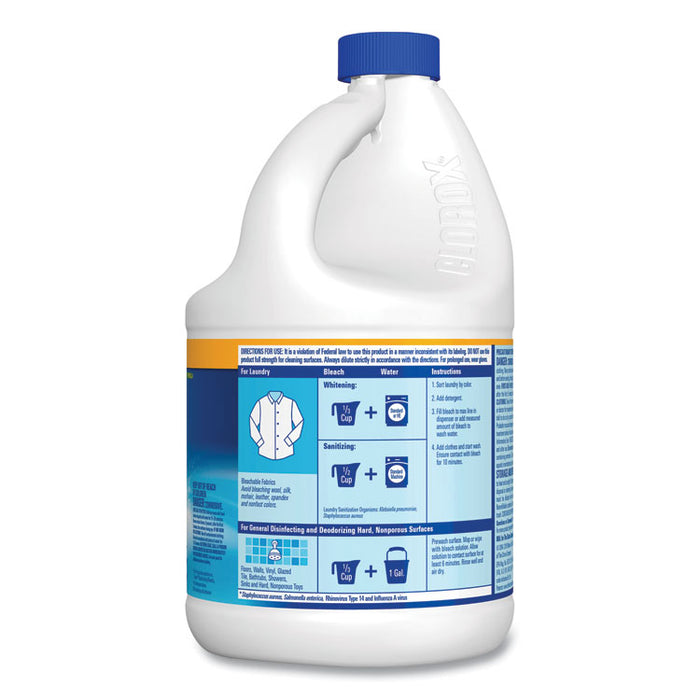 Regular Bleach with CloroMax Technology, 81 oz Bottle, 6/Carton