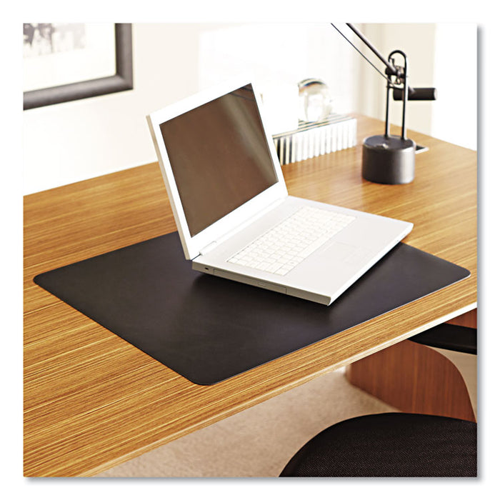 Natural Origins Desk Pad, 38 x 24, Matte, Black