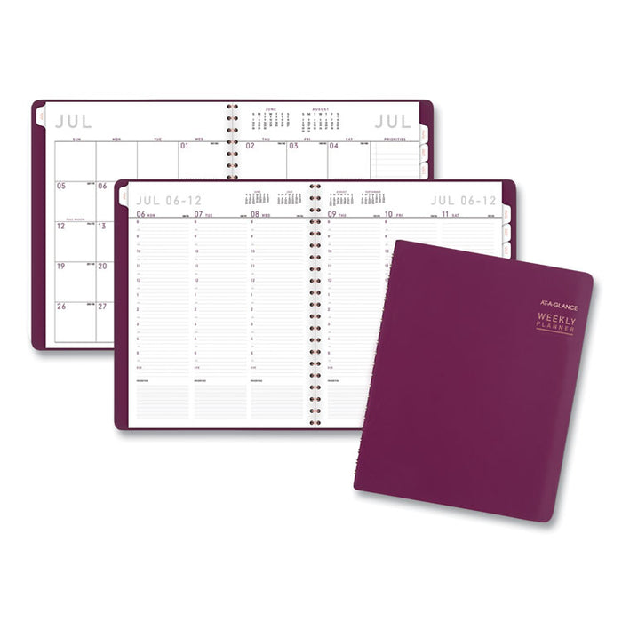 Contemporary Academic Planner, 11 x 8.25, Purple, 2020-2021