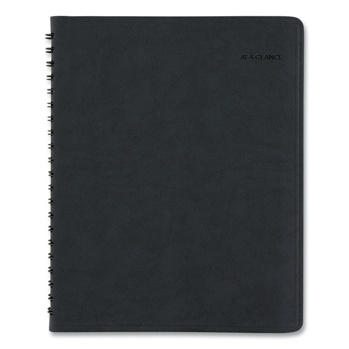 The Action Planner Weekly Appointment Book, 10 7/8 x 8 1/8, Black, 2020