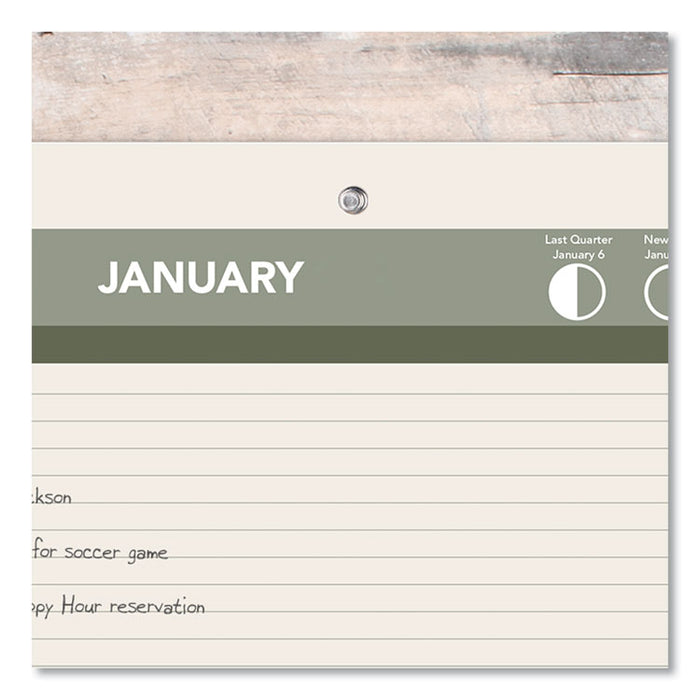 Recycled Desk/Wall Calendar, 11 x 8 1/2, 2020