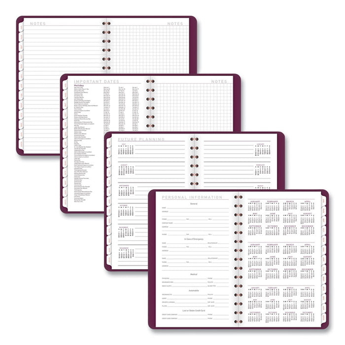 Contemporary Academic Planner, 8 x 4.88, Purple, 2020-2021