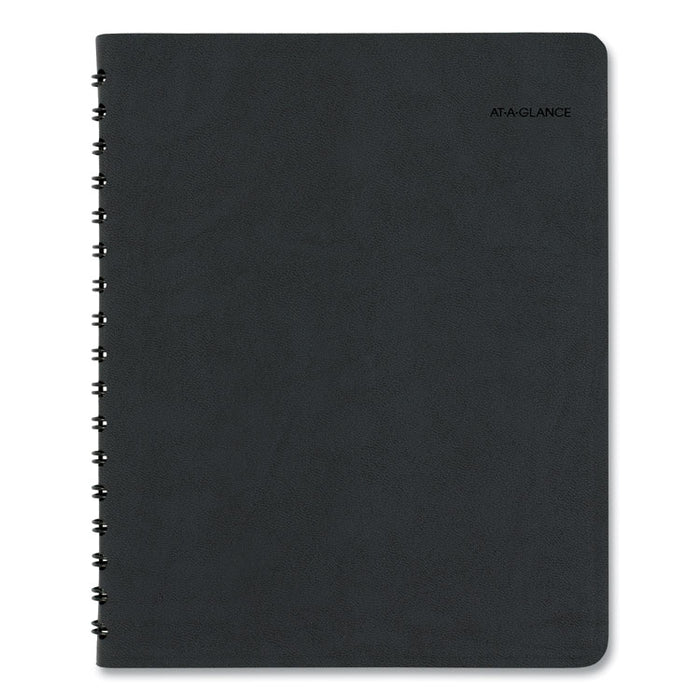 The Action Planner Weekly Appointment Book, 8 3/4 x 6 7/8, Black, 2020