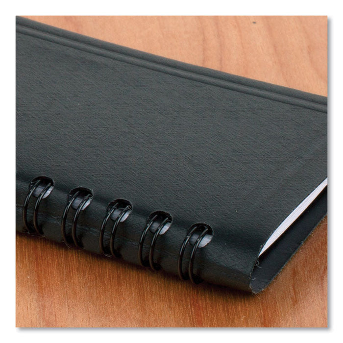 Weekly Planner, 4.5 x 2.5, Black Cover, 12-Month (Jan to Dec): 2023