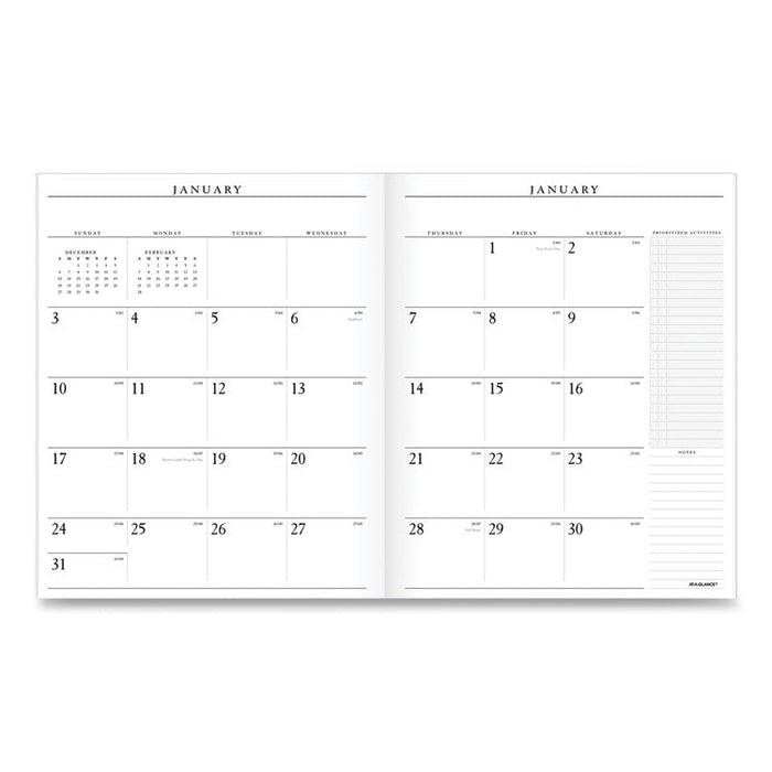 Executive Monthly Padfolio Refill, 11 x 9, White Sheets, 13-Month (Jan to Jan): 2023 to 2024