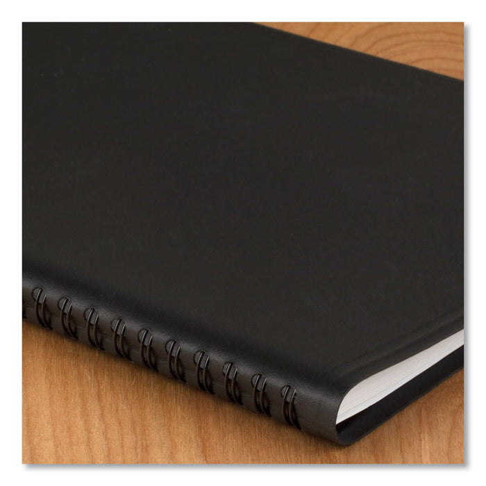 QuickNotes Weekly Block Format Appointment Book, 8.5 x 5.5, Black Cover, 12-Month (Jan to Dec): 2023