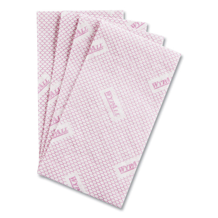 Heavy-Duty Foodservice Cloths, 12.5 x 23.5, Red, 100/Carton