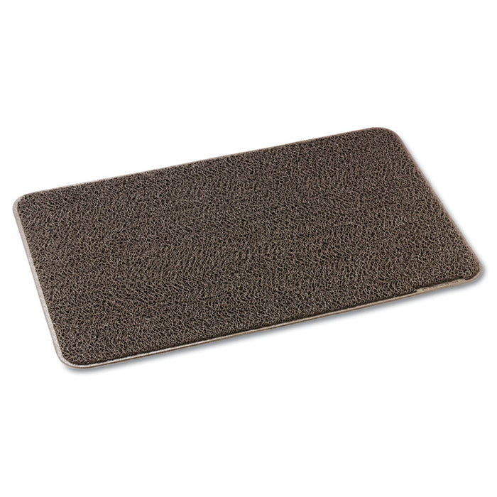 Dirt Stop Scraper Mat, Polypropylene, 48 x 72, Chestnut Brown