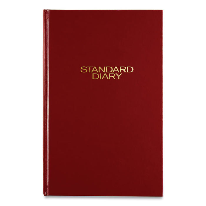 Standard Diary Daily Diary, Recycled, Red, 12 1/8 x 7 11/16, 2020