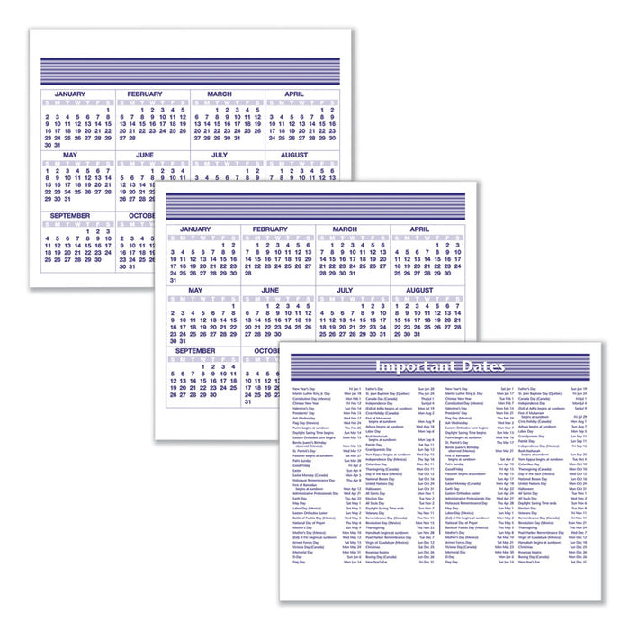 Flip-A-Week Desk Calendar Refill, 5 5/8 x 7, White, 2020