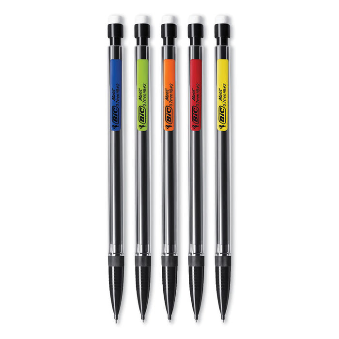 Xtra Smooth Mechanical Pencil, 0.7 mm, HB (#2.5), Black Lead, Clear Barrel, 40/Pack
