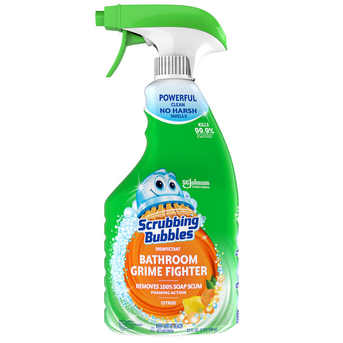 Multi Surface Bathroom Cleaner, Citrus Scent, 32 oz Spray Bottle