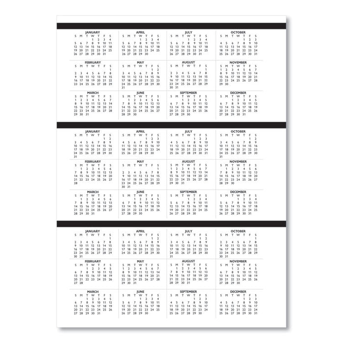 Executive Series Four-Person Group Practice Daily Appointment Book, 11 x 8.5, Black Hard Cover, 12-Month (Jan to Dec): 2023