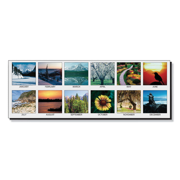 Earthscapes Scenic Desk Pad Calendar, 22 x 17, 2020