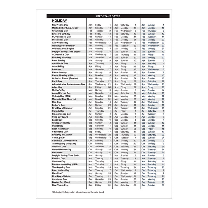 Seasonal Monthly Planner, 10 x 7, 2020