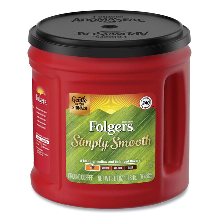 Country Roast Coffee, Country Roast, 25.1 oz Canister, 6/Carton