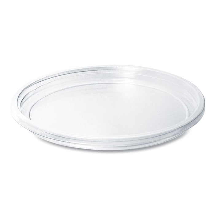 Bare Eco-Forward RPET Deli Container Lids, For 8-32 oz Containers, Clear, 50 Lids/Sleeve, 10 Sleeves/Carton