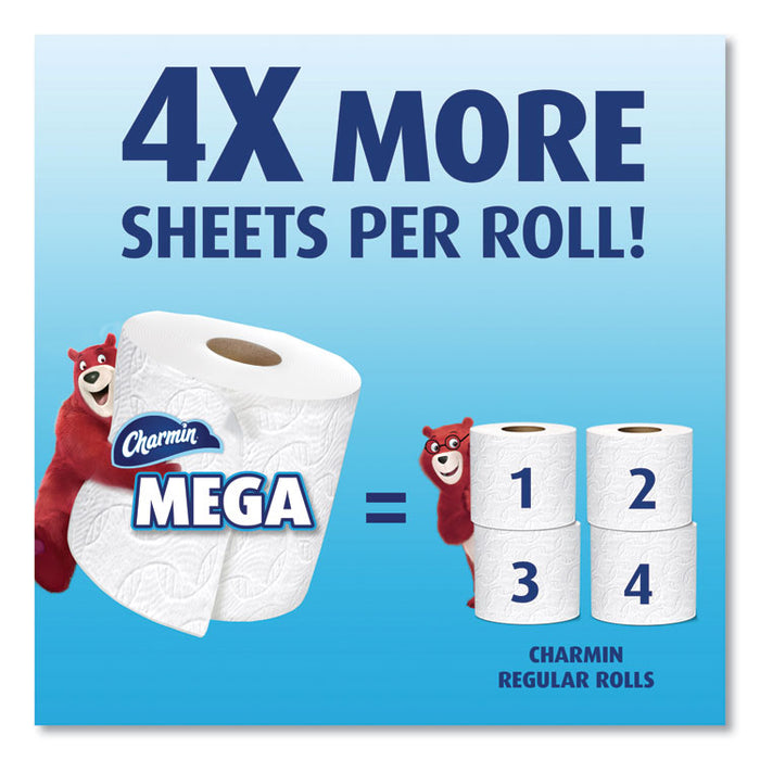 Ultra Strong Bathroom Tissue, Septic Safe, 2-Ply, 4 x 3.92, White, 286 Sheet/Roll, 12/Pack