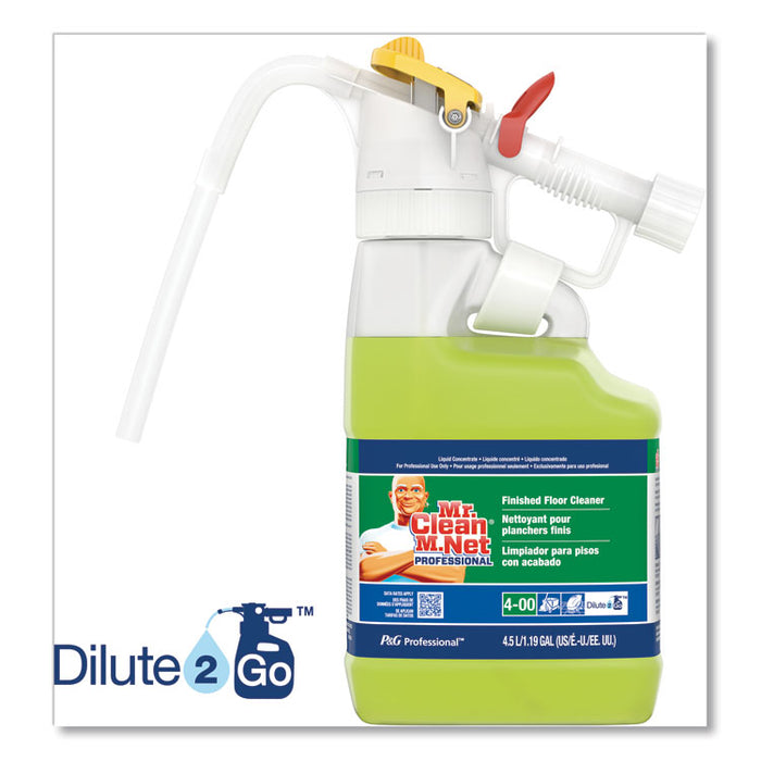 Dilute 2 Go, Mr Clean Finished Floor Cleaner, Lemon Scent, 4.5 L Jug, 1/Carton