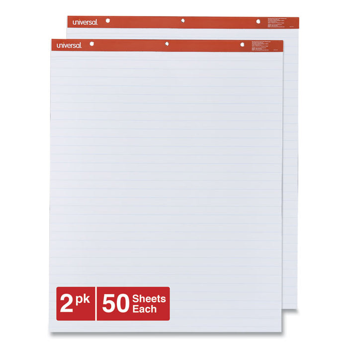 Easel Pads/Flip Charts, Presentation Format (1" Rule), 27 x 34, White, 50 Sheets, 2/Carton