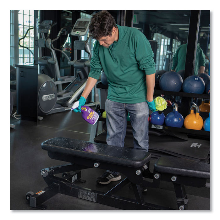 Clean Finish Disinfectant Cleaner, 32 oz Bottle, Herbal, 12/Carton